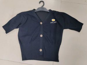 Stylish black Cropped Cardigan