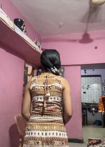 Patterned Sleeveless Kurti For Xs Girl