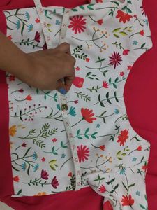 Floral Print Pink Dress