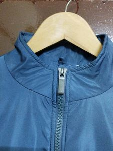 Blue Zip-Up Jacket