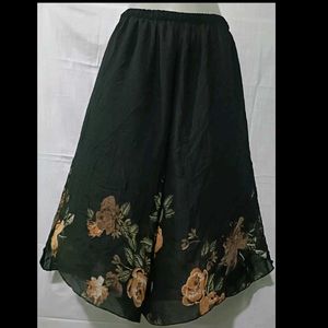Floral Print Ethnic Skirt Palazo