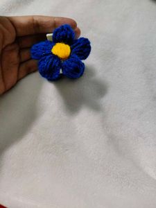 Blue Flower Hair Clip