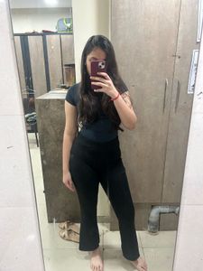 Black bootcut Flared Pants