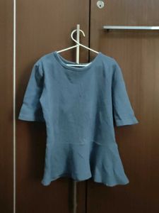 Blue Formal Top