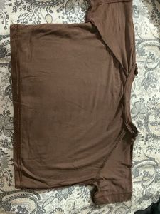 Brown baby tee