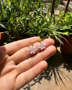 Bead Flower Earring