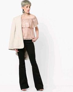 Kazo Off-Shoulder Woven Top