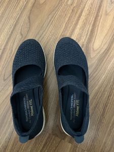 Skechers Navy Mary Jane Sneakers
