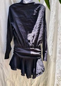 CUTE BLACK LONG TOP