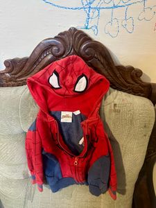 Marvel Spiderman Zip-Up Hoodie 2-3 Years