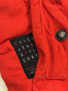Evisu Red Half Jacket
