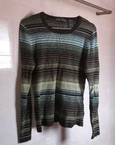 Striped long sleeve Top