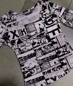 Black n White Long Sleeve Top🤍