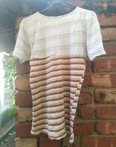 Striped Crew Neck Tee