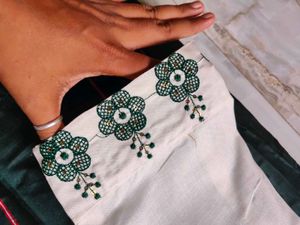 Floral Green Kurta