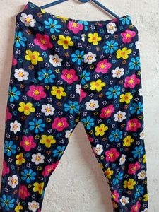 Ladies Fleece Fashion Pajama Floral Pant Dailywear