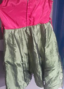 Rose Brand  beautiful   Embroidery  Frock