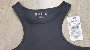 Gray Sleeveless Tank Top
