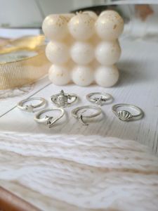 Cool Stackable Rings ( Set Of 6)