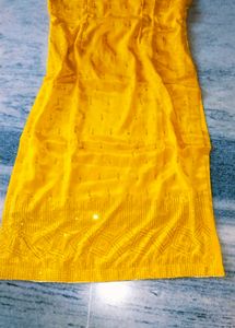 Crep Febric Full Patiala Suit No Damages Mulit Du