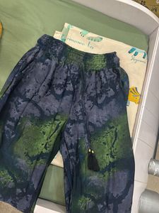 Unique Green Patterned Coord Set