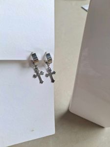 Cross Necklace &amp; Earring Set
