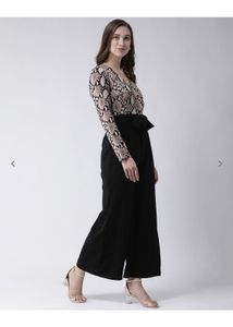 Kassually Animal Print Jumpsuit