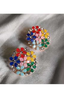 Colorful Gemstone Earrings