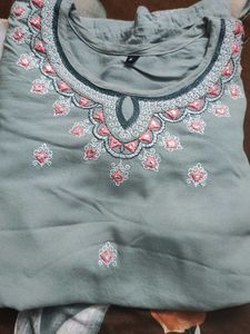Grey Colour Kurta In Nice Condition