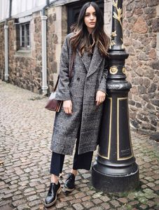 Plaid Trench Coat - Stylish Outerwear🖤🎀