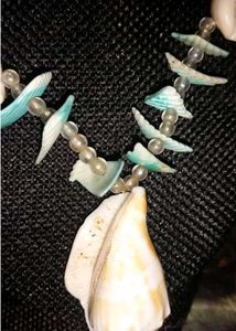 Imported Shell/Koadi & Stone Beautiful Neck Piece