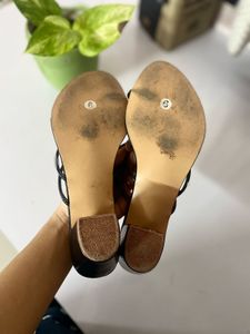 Black Block Heels