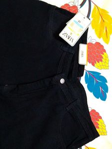Zara Black Baggy Jeans (Women&#39;s)