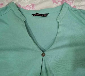 Teal Casual Top