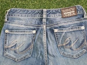 Express Jeans Stella Low Rise Flare