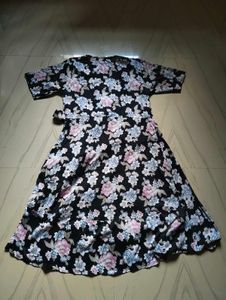Floral Wrap Dress