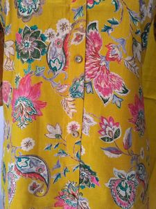 Brand New Mustard Floral Coord Set