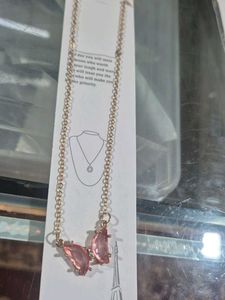 Butterfly Pink Necklace