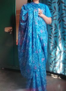 Beautiful Blue Saree