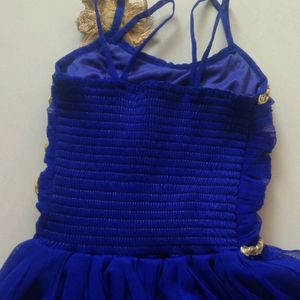 Royal Blue Flower Girl Dress