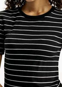 Striped Short Sleeve Top