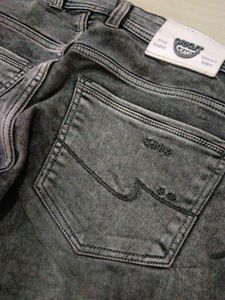 Stylish Grey Denim Jeans
