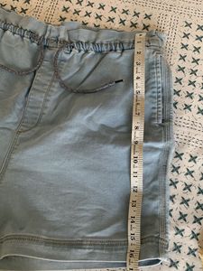 Light Blue Denim Shorts