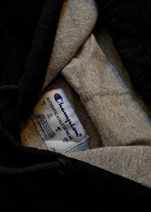 Champion Black Hoodie