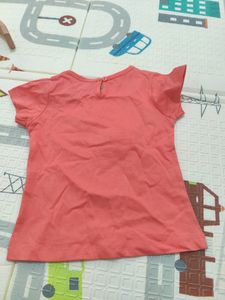 Orange Baby Girl Tshirt