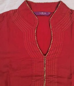 Libas Solid Straight Fit Kurta