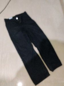 Flared Jet Black Jeans