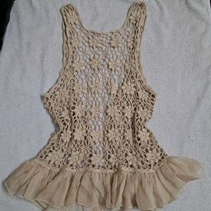 Boho Crochet Shrug