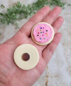 Handmade Cookie Fridge Magnets 🍪🩷