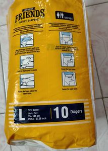 Friends Adult Diapers Quantity 9
